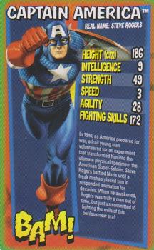2008 Top Trumps Specials Marvel Ultimate Heroes #NNO Captain America Front