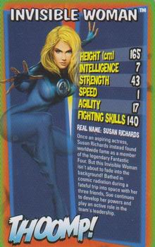 2008 Top Trumps Specials Marvel Ultimate Heroes #NNO Invisible Woman Front