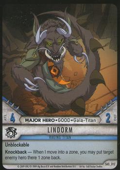 2009 Upper Deck Huntik - Secrets and Seekers #12 Lindorm - Raging Titan Front