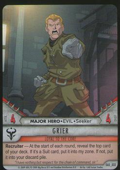 2009 Upper Deck Huntik - Secrets and Seekers #33 Grier - Loyal to the Core Front
