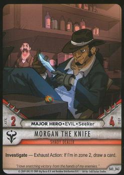 2009 Upper Deck Huntik - Secrets and Seekers #43 Morgan the Knife - Shady Dealer Front