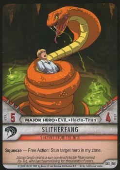 2009 Upper Deck Huntik - Secrets and Seekers #48 Slitherfang - Serpent from the Nile Front