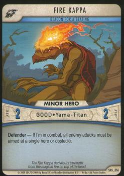 2009 Upper Deck Huntik - Secrets and Seekers #56 Fire Kappa - Beacon for a Beating Front