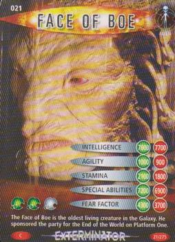 2006 Doctor Who Battles in Time Exterminator #21 Face of Boe Front
