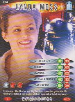 2006 Doctor Who Battles in Time Exterminator #24 Lynda Moss Front