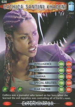 2006 Doctor Who Battles in Time Exterminator #28 Cathica Santini Khadeni Front