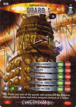 2006 Doctor Who Battles in Time Exterminator #30 Imperial Dalek Guard 1 Front
