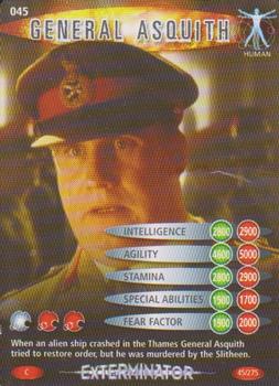 2006 Doctor Who Battles in Time Exterminator #45 General Asquith Front