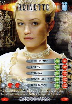 2006 Doctor Who Battles in Time Exterminator #127 Reinette Front