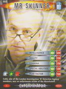 2006 Doctor Who Battles in Time Exterminator #197 Mr Skinner Front