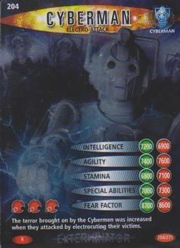 2006 Doctor Who Battles in Time Exterminator #204 Cyberman Electro-Attack Front