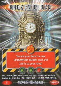 2006 Doctor Who Battles in Time Exterminator #208 Broken Clock Front