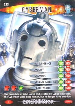 2006 Doctor Who Battles in Time Exterminator #233 Cyberman (Pete's World) Front