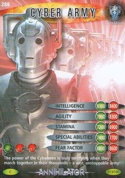 2007 Doctor Who Battles in Time Annihilator #13 Cyber Army Front