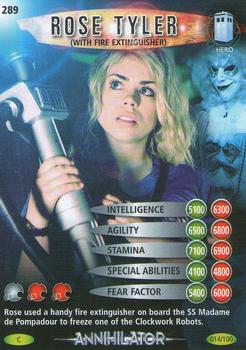 2007 Doctor Who Battles in Time Annihilator #14 Rose Tyler with Fire Extinguisher Front