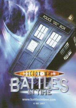 2007 Doctor Who Battles in Time Annihilator #47 Cybus Communicator Back