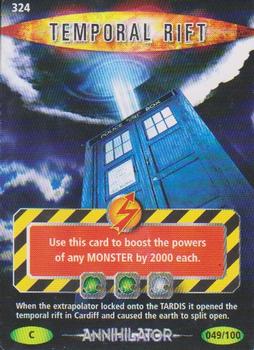 2007 Doctor Who Battles in Time Annihilator #49 Temporal Rift Front
