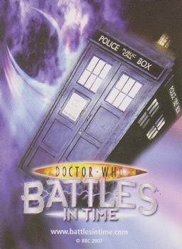 2007 Doctor Who Battles in Time Annihilator #65 Rose Tyler Trapped by the Wire Back