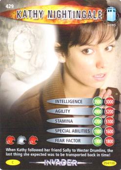2007 Doctor Who Battles in Time Invader #54 Kathy Nightingale Front