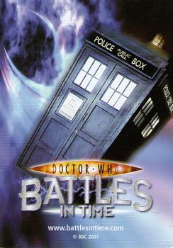 2007 Doctor Who Battles in Time Invader #133 Vortex manipulator Back