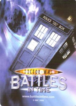 2007 Doctor Who Battles in Time Invader #138 Disguised Plasmavore Back