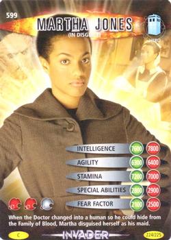 2007 Doctor Who Battles in Time Invader #224 Martha Jones (In Disguise) Front
