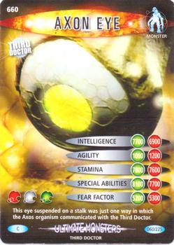 2008 Doctor Who Battles in Time Ultimate Monsters #60 Axon Eye Front