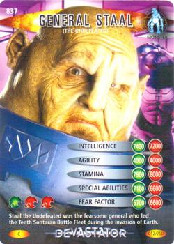 2008 Doctor Who Battles in Time Devastator #12 General Staal (The Undefeated) Front