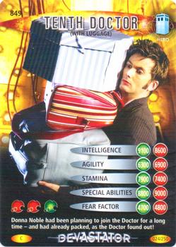 2008 Doctor Who Battles in Time Devastator #24 Tenth Doctor (with Luggage) Front