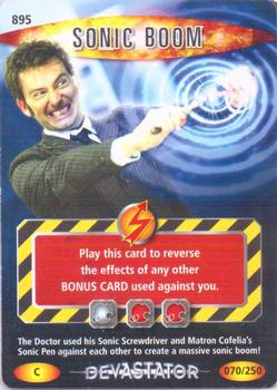 2008 Doctor Who Battles in Time Devastator #70 Sonic Boom Front