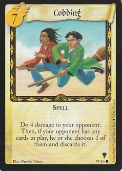 2001 Wizards Harry Potter Quidditch Cup TCG #55 Cobbing Front