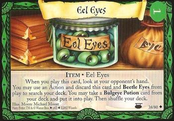 2002 Wizards Harry Potter Diagon Alley TCG #38 Eel Eyes Front