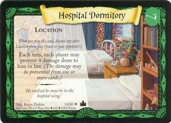 2002 Wizards Harry Potter Adventures at Hogwarts TCG #14 Hospital Dormitory Front
