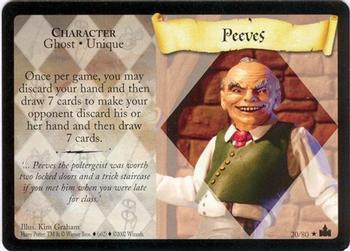 2002 Wizards Harry Potter Adventures at Hogwarts TCG #20 Peeves Front