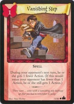 2002 Wizards Harry Potter Adventures at Hogwarts TCG #75 Vanishing Step Front