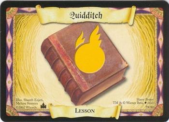 2002 Wizards Harry Potter Adventures at Hogwarts TCG #79 Quidditch Front