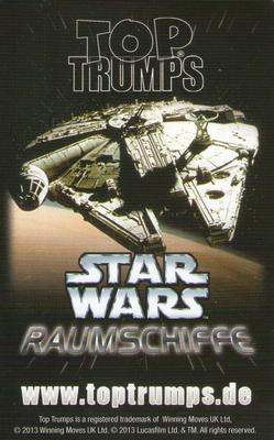 2013 Top Trumps Specials Star Wars Starships (German) #NNO Droid Tri-Fighter Back