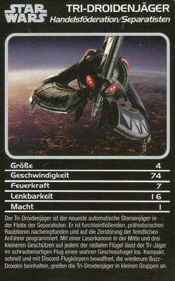 2013 Top Trumps Specials Star Wars Starships (German) #NNO Droid Tri-Fighter Front