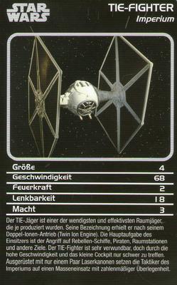 2013 Top Trumps Specials Star Wars Starships (German) #NNO TIE Fighter Front