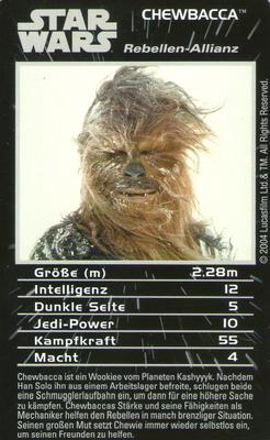 2012 Top Trumps Specials Star Wars Episodes IV-VI (German) #NNO Chewbacca Front