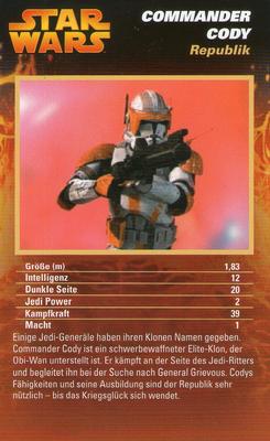 2012 Top Trumps Specials Star Wars Episodes I-III (German) #NNO Commander Cody Front