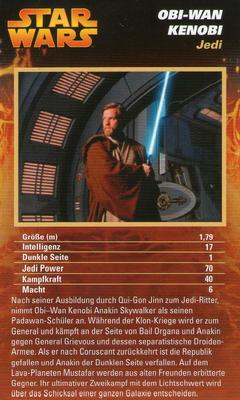 2012 Top Trumps Specials Star Wars Episodes I-III (German) #NNO Obi-Wan Kenobi Front