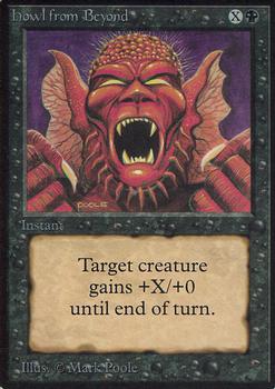 1993 Magic the Gathering Alpha #NNO Howl from Beyond Front