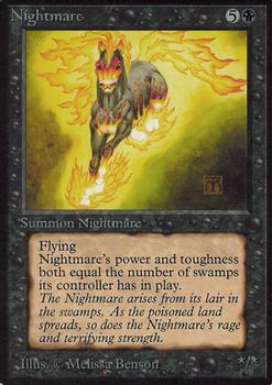 1993 Magic the Gathering Alpha #NNO Nightmare Front