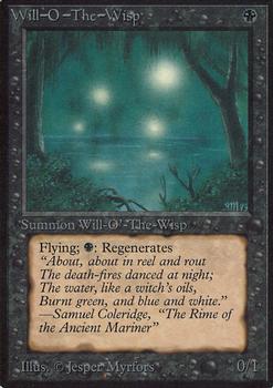 1993 Magic the Gathering Alpha #NNO Will-O'-The-Wisp Front