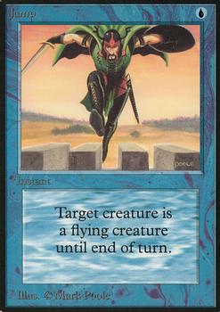 1993 Magic the Gathering Alpha #NNO Jump Front