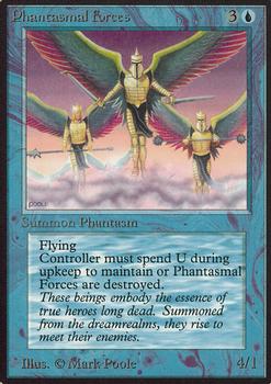 1993 Magic the Gathering Alpha #NNO Phantasmal Forces Front