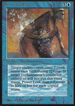 1993 Magic the Gathering Alpha #NNO Power Leak Front