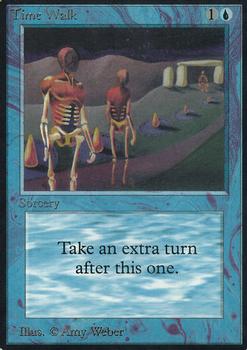 1993 Magic the Gathering Alpha #NNO Time Walk Front