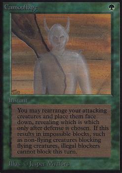 1993 Magic the Gathering Alpha #NNO Camouflage Front